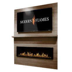 Modern Flames Allwood Fireplace Wall System For Orion Slim Electric Fireplace -Top Tier Shop modern flames allwood fireplace wall system for orion slim electric fireplace 29791226200158