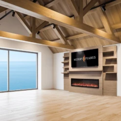 Modern Flames Allwood Fireplace Wall System For Spectrum Slimline Electric Fireplace -Top Tier Shop modern flames allwood fireplace wall system with electric fireplace package 28857176162398