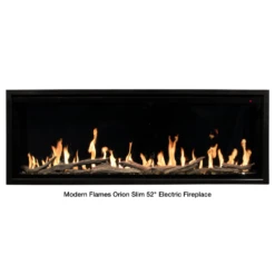 Modern Flames Orion Slim Built-In/Wall Mounted Smart Electric Fireplace With Real Flame Effect -Top Tier Shop modern flames orion slim built in wall mounted smart electric fireplace 29174563700830