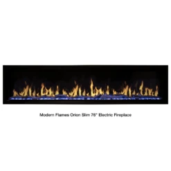 Modern Flames Orion Slim Built-In/Wall Mounted Smart Electric Fireplace With Real Flame Effect -Top Tier Shop modern flames orion slim built in wall mounted smart electric fireplace 29174563733598