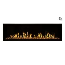 Modern Flames Orion Slim Built-In/Wall Mounted Smart Electric Fireplace With Real Flame Effect