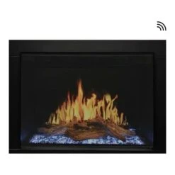 Modern Flames Orion Traditional Built-In Smart Electric Fireplace With Real Flame Effect