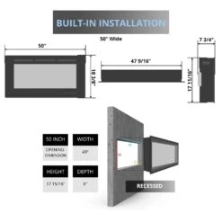 Napoleon CLEARion Elite See-Through Electric Fireplace -Top Tier Shop napoleon clearion elite see through electric fireplace 29936833069150