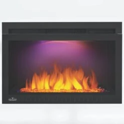 Napoleon Cinema Glass 27-Inch Built-in Electric Firebox (NEFB27HG-3A) -Top Tier Shop napoleon napoleon cinema glass 27 built in electric firebox nefb27hg 3a 14003214286942