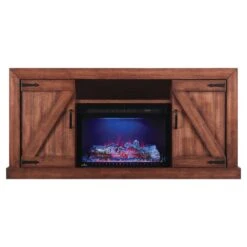 Napoleon Lambert TV Stand With Electric Fireplace For 72-Inch TV's - Rustic Wood (NEFP27-0519RW) -Top Tier Shop napoleon napoleon lambert tv stand with electric fireplace for 72 tv s rustic wood nefp27 0519rw 14003456770142
