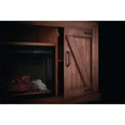 Napoleon Lambert TV Stand With Electric Fireplace For 72-Inch TV's - Rustic Wood (NEFP27-0519RW) -Top Tier Shop napoleon napoleon lambert tv stand with electric fireplace for 72 tv s rustic wood nefp27 0519rw 28332879839326