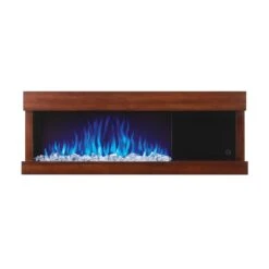 Napoleon Stylus 59-Inch Wall Mounted Electric Fireplace With USB Charging Port -Top Tier Shop napoleon napoleon stylus 59 wall mounted electric fireplace with shelf 14621325262942