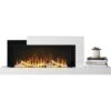 Napoleon Stylus 59-Inch Wall Mounted Electric Fireplace With USB Charging Port