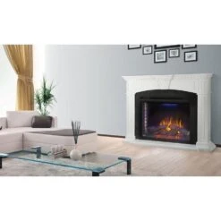 Napoleon The Taylor 33-Inch Electric Fireplace Mantel Package (NEFP33-0214W) -Top Tier Shop napoleon napoleon the taylor 33 electric fireplace mantel package nefp33 0214w 13336735678558