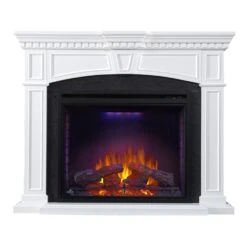 Napoleon The Taylor 33-Inch Electric Fireplace Mantel Package (NEFP33-0214W) -Top Tier Shop napoleon napoleon the taylor 33 electric fireplace mantel package nefp33 0214w 14009074122846