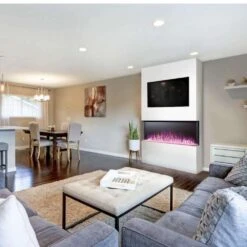 Napoleon Trivista Primis 3-Sided Built-in Electric Fireplace -Top Tier Shop napoleon napoleon trivista 3 sided built in electric fireplace 50 or 60 wide 28352660340830