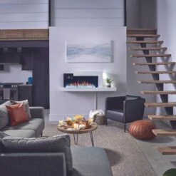 Napoleon Stylus Cara Elite 59-Inch Wall Mounted Smart Electric Fireplace (NEFP32-5019W-IOT) -Top Tier Shop napoleon stylus cara elite 59 inch wall mounted electric fireplace nefp32 5019w iot nefp32 5019w iot 29673977577566