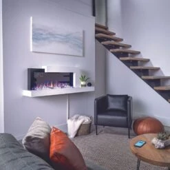 Napoleon Stylus Cara Elite 59-Inch Wall Mounted Smart Electric Fireplace (NEFP32-5019W-IOT) -Top Tier Shop napoleon stylus cara elite 59 inch wall mounted electric fireplace nefp32 5019w iot nefp32 5019w iot 29673978986590