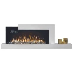 Napoleon Stylus Cara Elite 59-Inch Wall Mounted Smart Electric Fireplace (NEFP32-5019W-IOT) -Top Tier Shop napoleon stylus cara elite 59 inch wall mounted electric fireplace nefp32 5019w iot nefp32 5019w iot 29673979215966