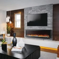 Napoleon Trivista Pictura 3-Sided Wall Mounted Electric Fireplace -Top Tier Shop napoleon trivista pictura 3 sided wall mounted electric fireplace 29316889641054