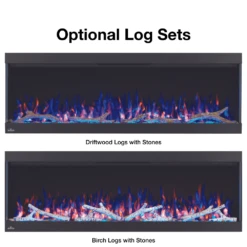 Napoleon Trivista Pictura 3-Sided Wall Mounted Electric Fireplace -Top Tier Shop napoleon trivista pictura 3 sided wall mounted electric fireplace 29316902781022