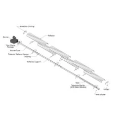 NDUSTRIA™ NEL 26" 1500W 120V Indoor/Outdoor Infrared Electric Heater -Top Tier Shop ndustria ndustria nel 26 1500w 120v indoor outdoor infrared electric heater 28367007744094