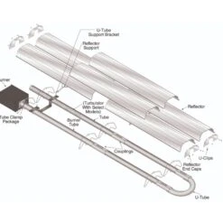 NDUSTRIA™ NHE Indoor/Outdoor Infrared U-Tube Gas Heater -Top Tier Shop ndustria ndustria nhe indoor outdoor infrared u tube gas heater 28367106736222