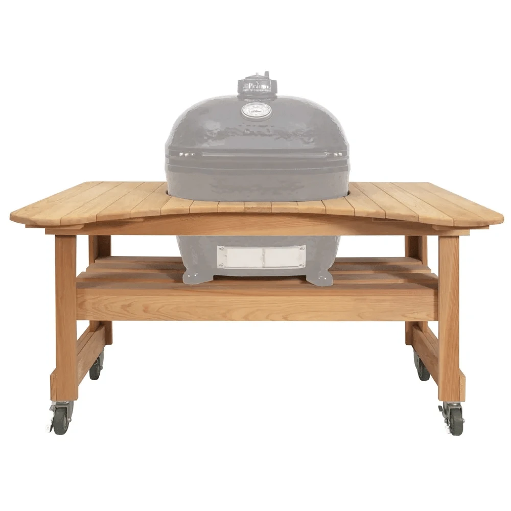 Primo Cypress Grill Table For XL Oval Kamado Grill 1 Primo Cypress Grill Table For XL Oval Kamado Grill