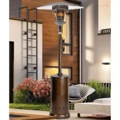 RADtec Real Flame 96-Inch Tall Antique Bronze Propane Patio Heater (RF2-MT-ANT-BRZ) -Top Tier Shop radtec allure series real flame antique bronze propane patio heater rf ab 680665953189 28491746377822