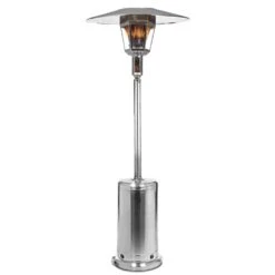 RADtec Real Flame 96-Inch Tall Stainless Steel Natural Gas Patio Heater (96-NTR-GAS-SS)