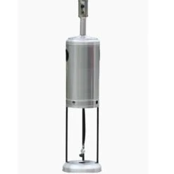 RADtec Real Flame 96-Inch Tall Stainless Steel Natural Gas Patio Heater (96-NTR-GAS-SS) -Top Tier Shop radtec real flame stainless steel natural gas patio heater 28949378728030