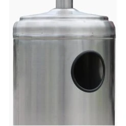 RADtec Real Flame 96-Inch Tall Stainless Steel Natural Gas Patio Heater (96-NTR-GAS-SS) -Top Tier Shop radtec real flame stainless steel natural gas patio heater 28949378760798