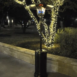 RADtec Real Flame 96-Inch Tall Stainless Steel Natural Gas Patio Heater (96-NTR-GAS-SS) -Top Tier Shop radtec real flame stainless steel natural gas patio heater 28949381709918