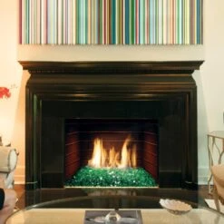 Real Fyre Contemporary 24-Inch See-Through Vent-Free Gas Fire Glass Set Insert -Top Tier Shop real fyre real fyre contemporary 24 see through vent free gas fire glass set insert 28353807941726