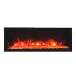 Remii DEEP Full Flame Indoor/Outdoor Frameless Built-in Electric Fireplace