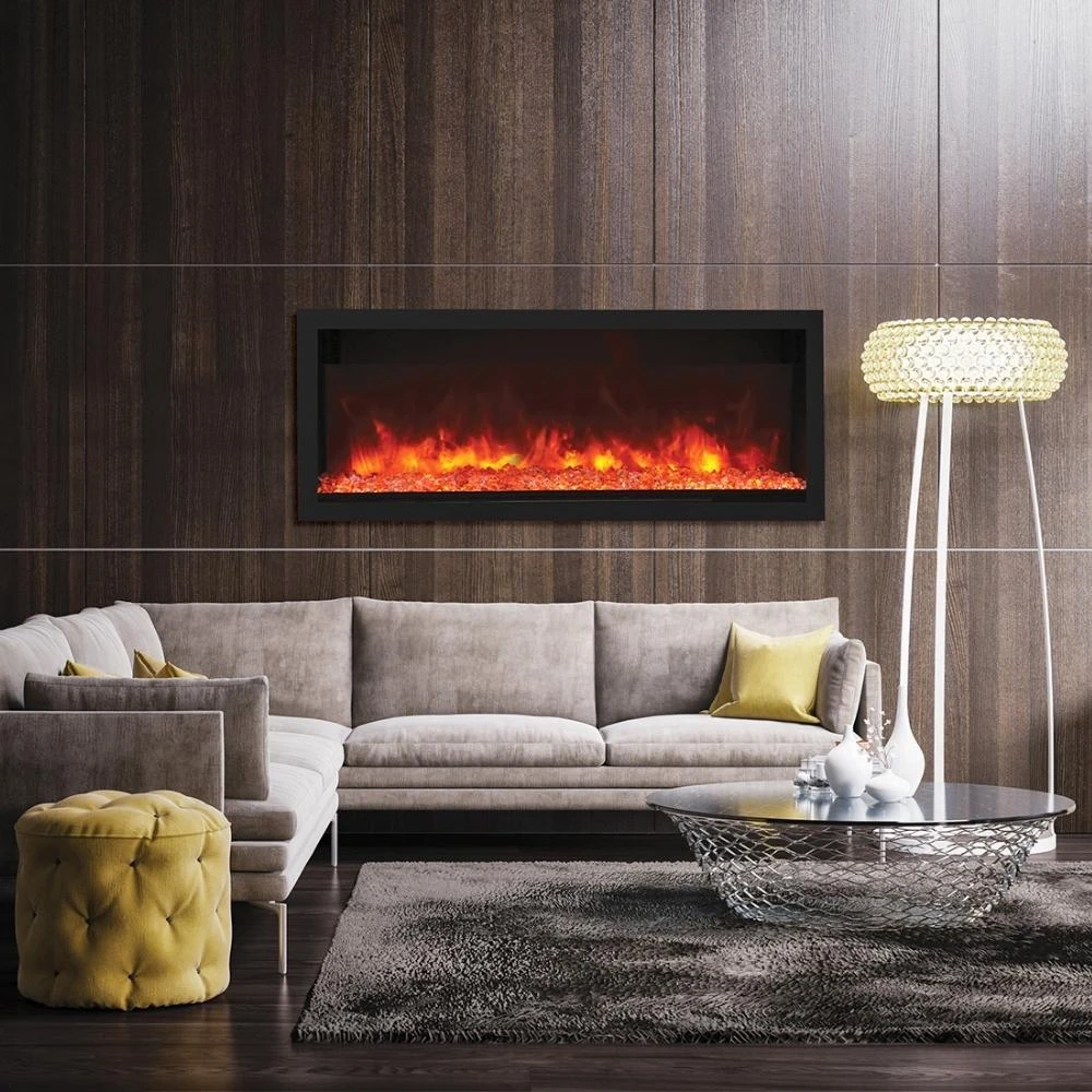 Remii Extra Tall Indoor/Outdoor Frameless Built-in Electric Fireplace 2 Remii Extra Tall Indoor/Outdoor Frameless Built-in Electric Fireplace - Image 2