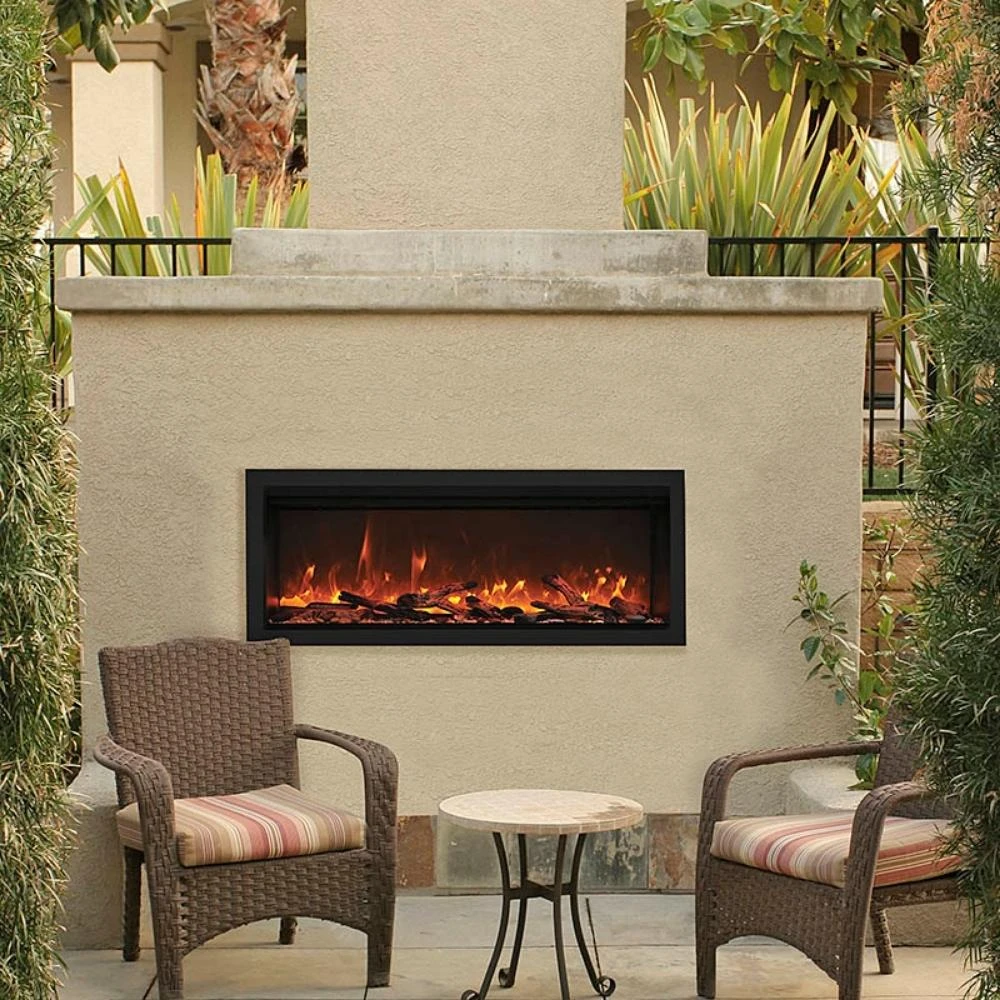Remii Extra Tall Indoor/Outdoor Frameless Built-in Electric Fireplace 7 Remii Extra Tall Indoor/Outdoor Frameless Built-in Electric Fireplace - Image 7