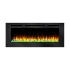 Simplifire Allusion Built-In/Wall-Mounted Electric Fireplace -Top Tier Shop simplifire allusion built in wall mounted electric fireplace 30423407984734