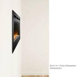 Simplifire Allusion Built-In/Wall-Mounted Electric Fireplace -Top Tier Shop simplifire allusion built in wall mounted electric fireplace 30423408377950