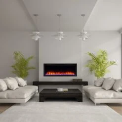 Simplifire Allusion Platinum Built-In Electric Fireplace -Top Tier Shop simplifire allusion platinum built in electric fireplace 30428296740958