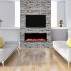 Simplifire Allusion Platinum Built-In Electric Fireplace -Top Tier Shop simplifire allusion platinum built in electric fireplace 30428297035870