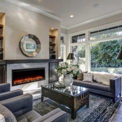 Simplifire Allusion Platinum Built-In Electric Fireplace -Top Tier Shop simplifire allusion platinum built in electric fireplace 30428297363550