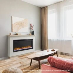 Simplifire Allusion Platinum Built-In Electric Fireplace -Top Tier Shop simplifire allusion platinum built in electric fireplace 30441360261214