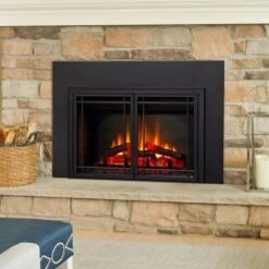 Simplifire Traditional Built-In Electric Fireplace Insert -Top Tier Shop simplifire built in traditional electric fireplace insert 29342794612830