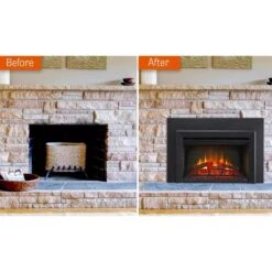 Simplifire Traditional Built-In Electric Fireplace Insert -Top Tier Shop simplifire built in traditional electric fireplace insert 29342794776670