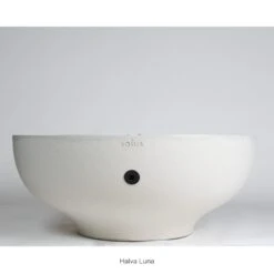 Solus Luna 42-Inch Round Ultra High-Performance Concrete Gas Fire Pit -Top Tier Shop solus luna 42 inch round ultra high performance concrete gas fire pit 30547497582686