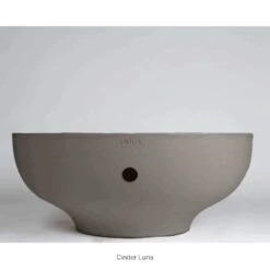 Solus Luna 42-Inch Round Ultra High-Performance Concrete Gas Fire Pit -Top Tier Shop solus luna 42 inch round ultra high performance concrete gas fire pit 30547498205278