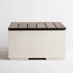 Solus Round/Square Hardwood Tabletops For Gas Fire Pits