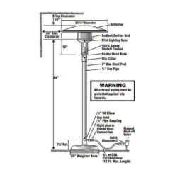 Sunglo A242 SS Portable NG Patio Heater With Manual Ignition - Stainless Steel -Top Tier Shop sunglo sunglo a242 ss portable ng patio heater with manual ignition stainless steel 13337695289438