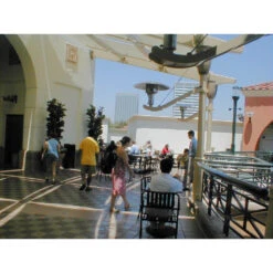 Sunglo A244VE NG Ceiling Mounted Patio Heater With Automatic Ignition -Top Tier Shop sunglo sunglo a244ve ng ceiling mounted patio heater with automatic ignition 13341536813150