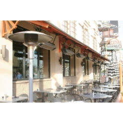 Sunglo A270 BK Portable Propane Patio Heater - Black -Top Tier Shop sunglo sunglo a270 bk portable propane patio heater black 13337689325662