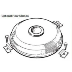Sunglo Optional Floor Clamps For A242 Heaters (27020) -Top Tier Shop sunglo sunglo optional floor clamps for a242 heaters 27020 13337688834142