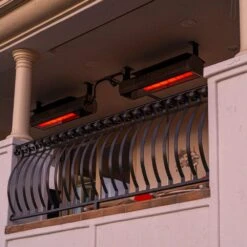 SunStar Glass Fixed Ceiling Mounted 2-Stage Infrared Gas Heater -Top Tier Shop sunstar glass ceiling mounted 2 stage infrared gas heater horizontal mount 29335930404958