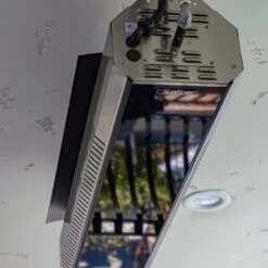 SunStar Glass Fixed Ceiling Mounted 2-Stage Infrared Gas Heater -Top Tier Shop sunstar glass ceiling mounted 2 stage infrared gas heater horizontal mount 29335930470494