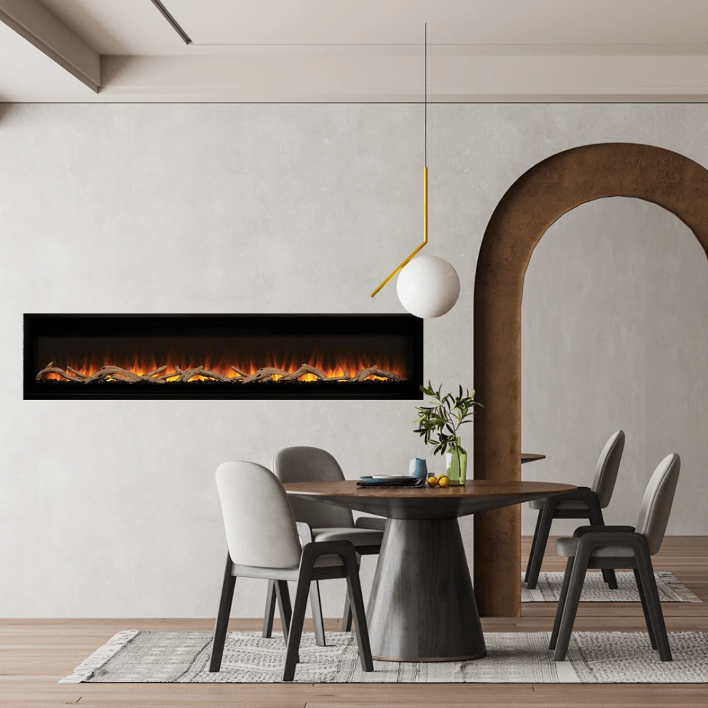 Superior Plexus Built-In/Wall Mounted Zero Clearance Linear Electric Fireplace 7 Superior Plexus Built-In/Wall Mounted Zero Clearance Linear Electric Fireplace - Image 7
